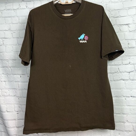 Vans Off The Wall Peace Eye View Birds w/peace signs for eyes sz large - Picture 1 of 7